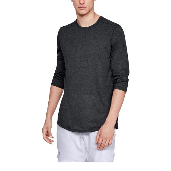 Under Armour UA Size Small Grey Threadborne Fitted 3/4 Sleeve Heat Gear … - Picture 1 of 11